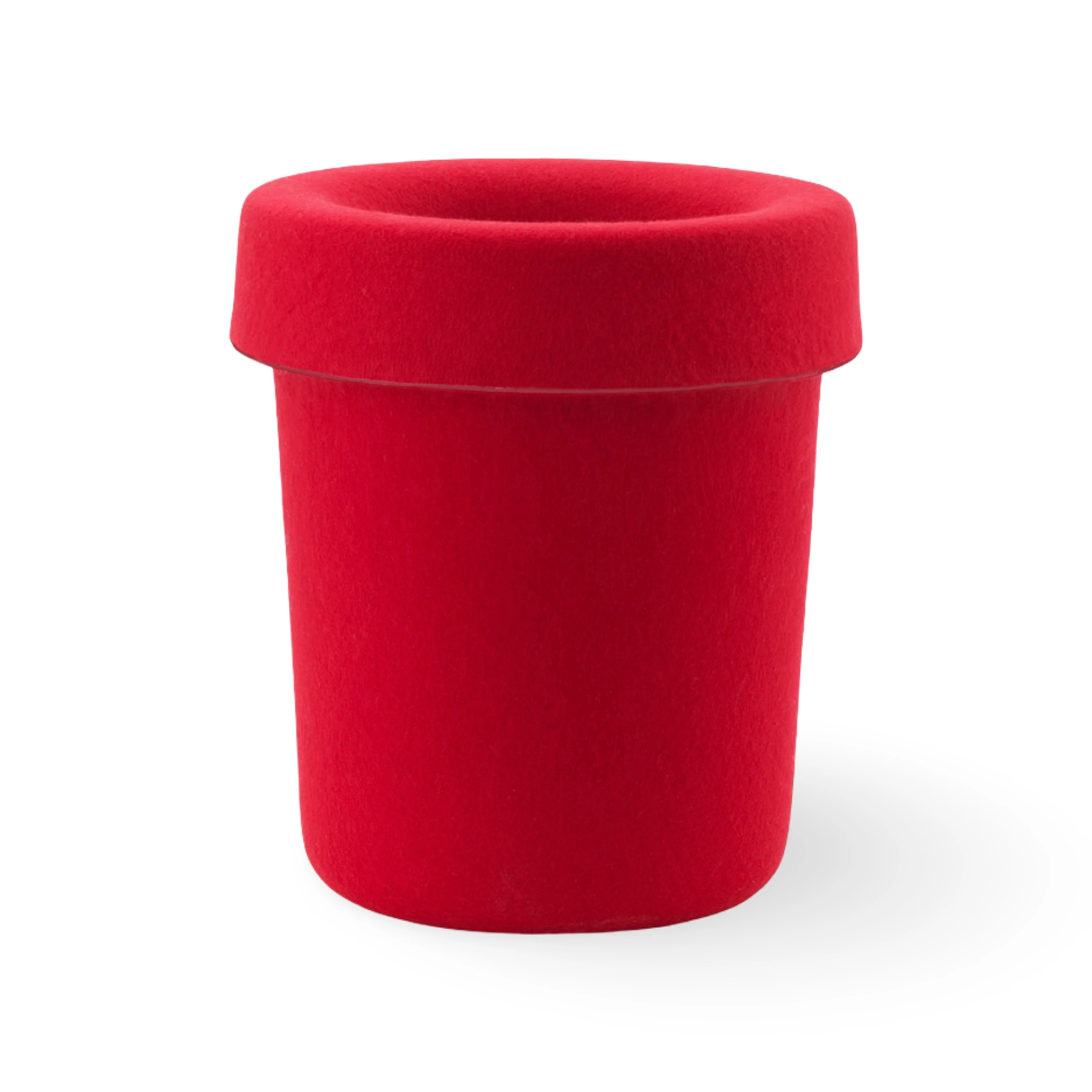 Normann Copenhagen Hide Storage Bin - Bright Red