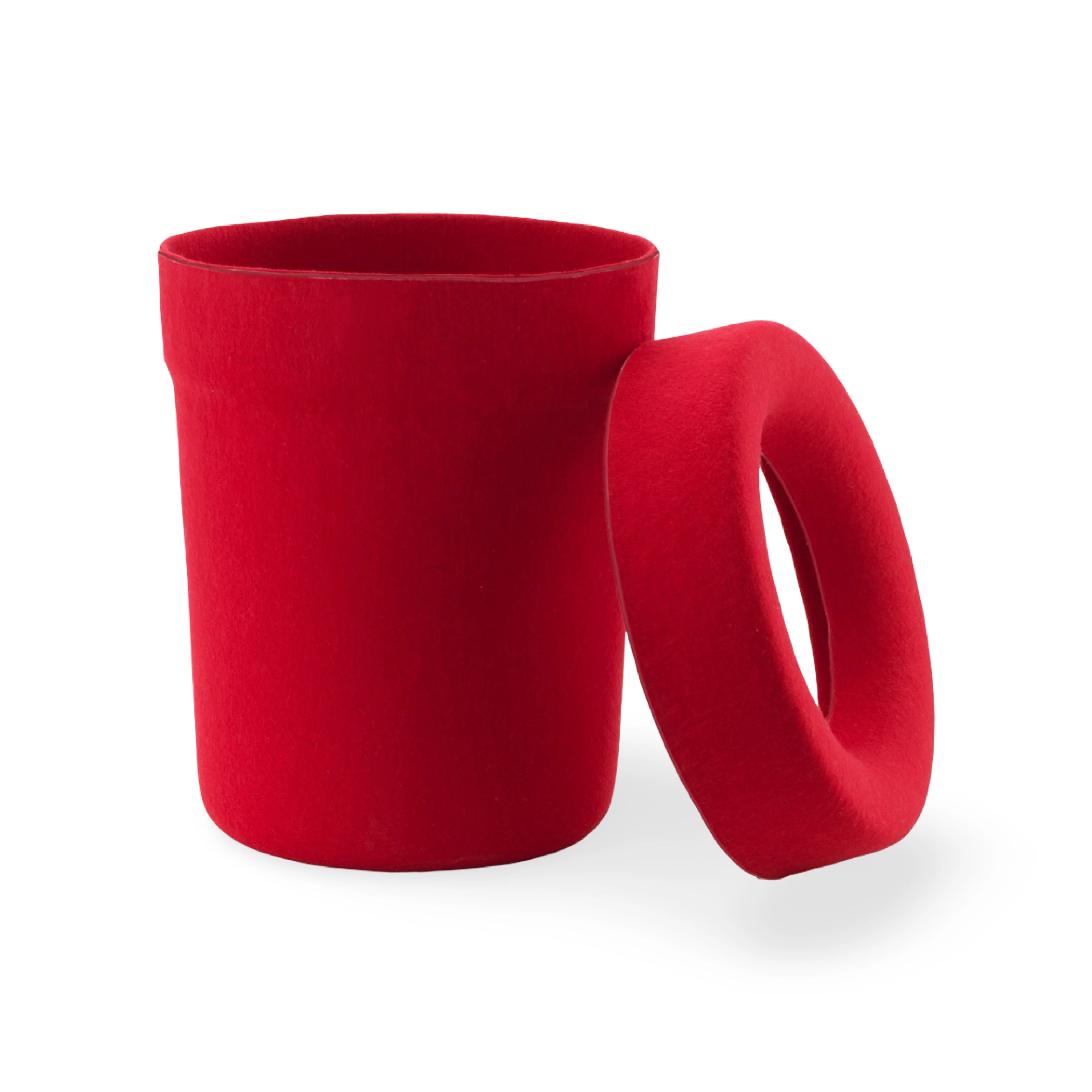 Normann Copenhagen Hide Storage Bin - Bright Red - Image 2