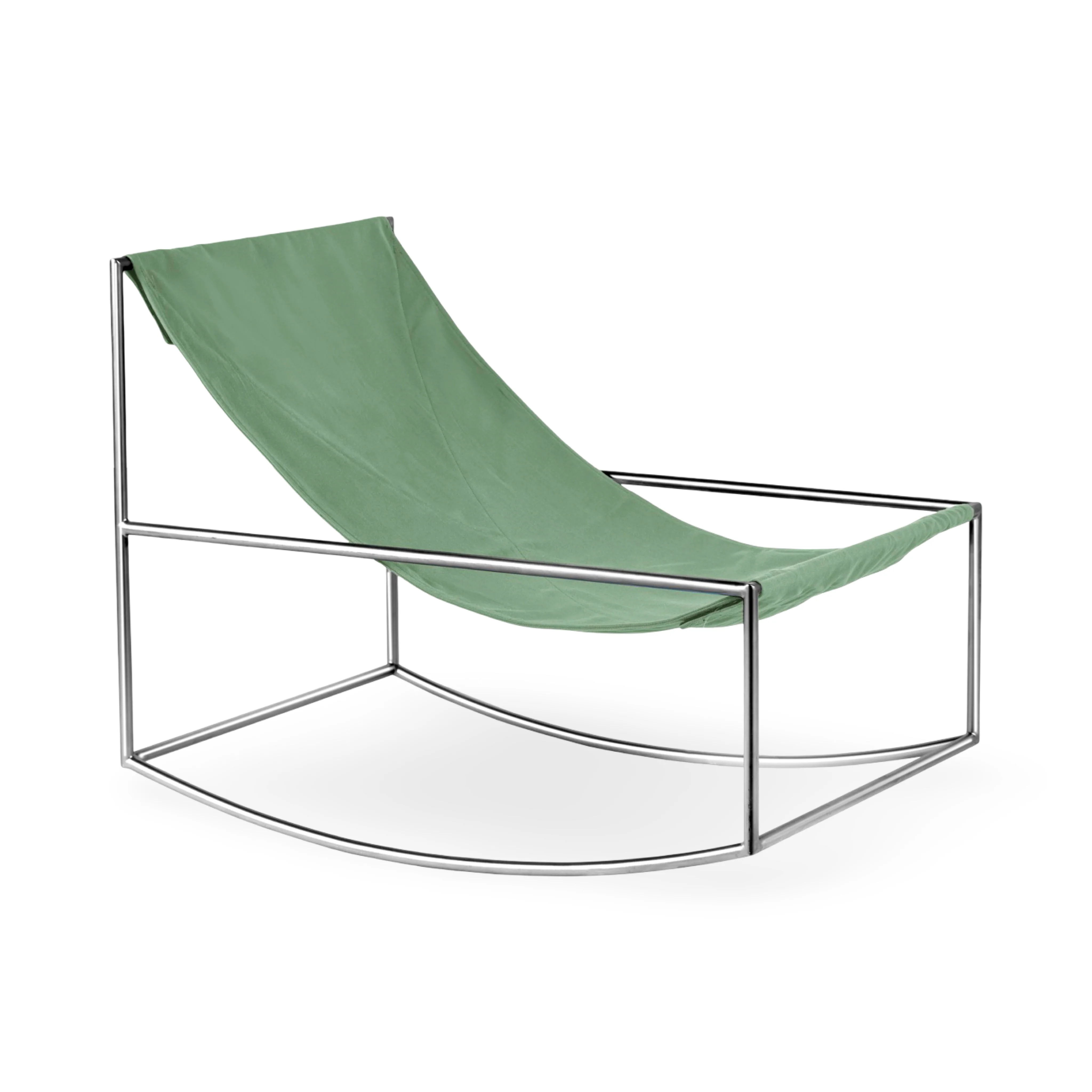 Valerie Objects Outdoor Rocking Chair Stainless Steel